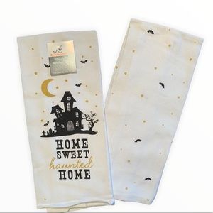 Harvest Haunted House Kitchen Towel Set of 2